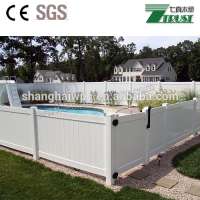 Low carbon UV Resistant composite fence for sale, pvc fence, fence post