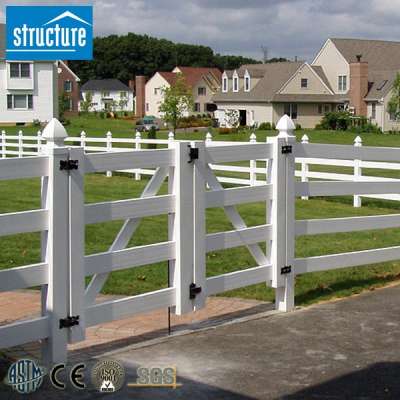 Vinyl Horse Fencing Gate Designs