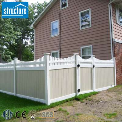 Hot Sale PVC Cheap House Fence And Gates