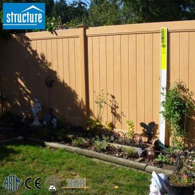 Woodgrain PVC Fence Panels