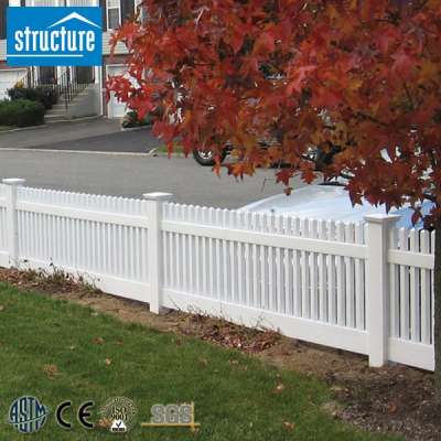 Hot Sale PVC Small Picket Garden Fences