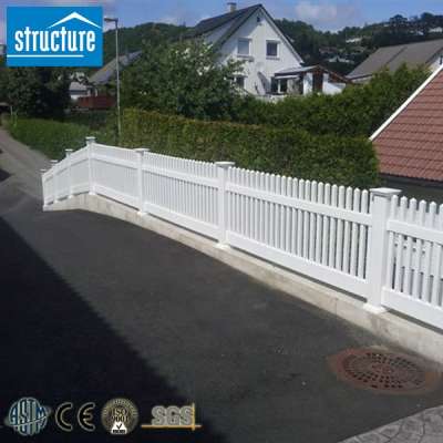 PVC Plastic Picket Fence