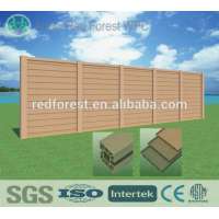 decorative wood plastic composite garden fencing